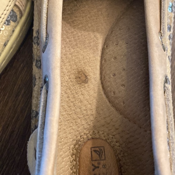 Sperry Topsiders women’s 8M sequence/animal print boat shoes. EXCELLENT LNC - Picture 7 of 7